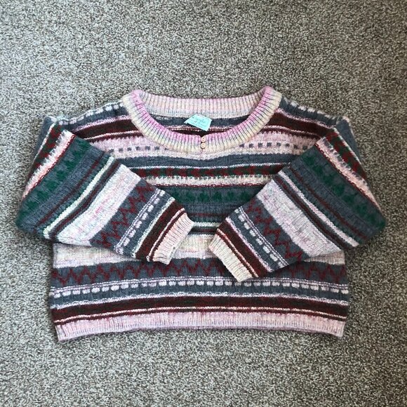 Benetton Shrunken Wool Sweater - Picture 1 of 5